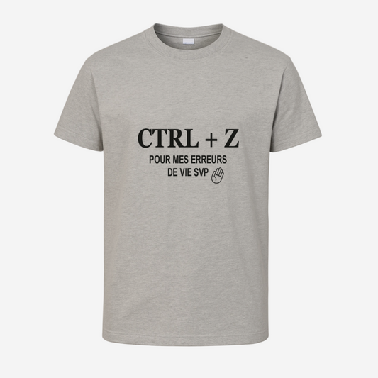 "Ctrl + Z pour mes erreurs de vie svp"