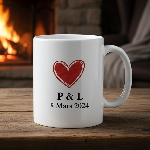 Mug Couple Personnalisé
