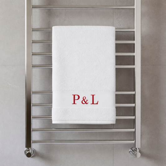 Serviette brodée personnalisée