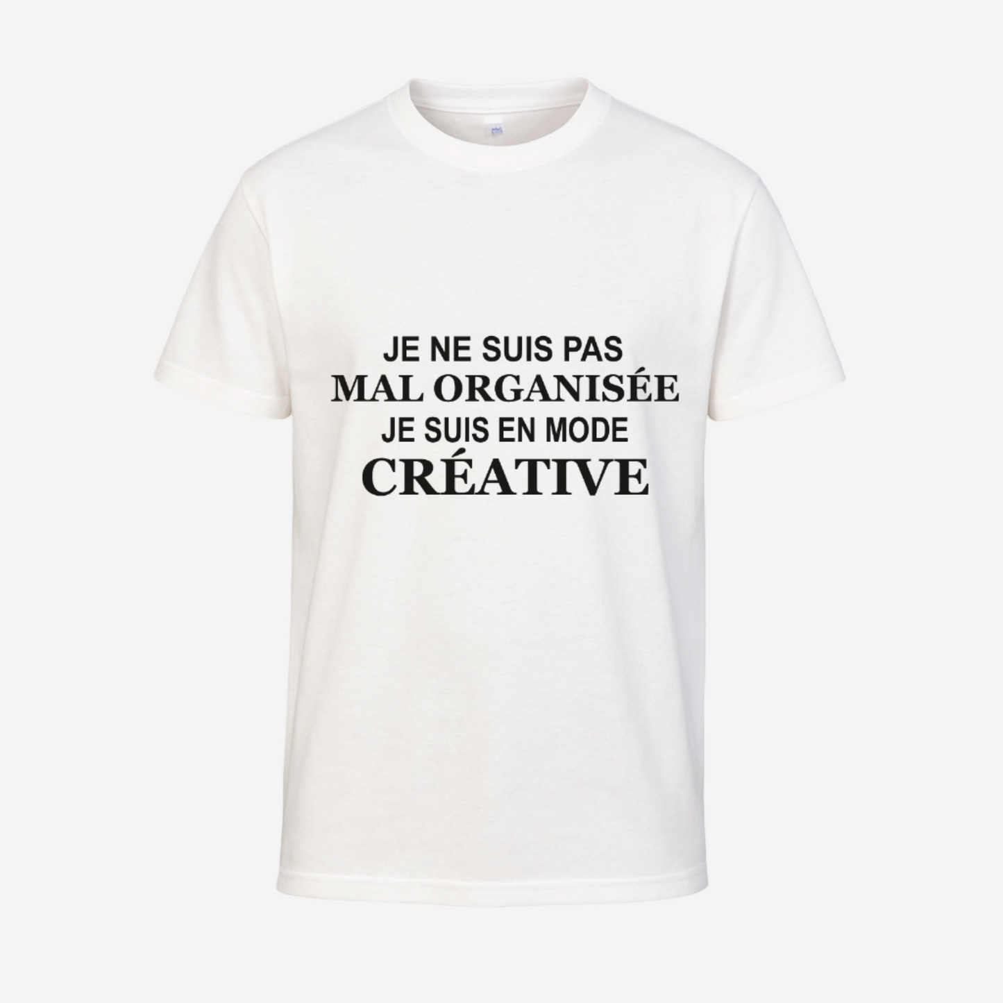 "Je ne suis pas mal organisé, je suis en mode créatif"