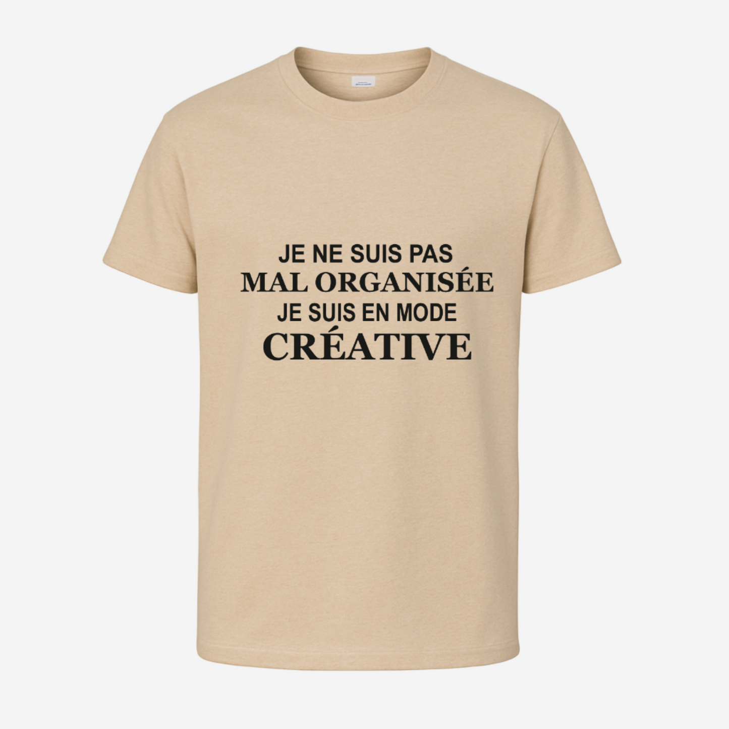 "Je ne suis pas mal organisé, je suis en mode créatif"