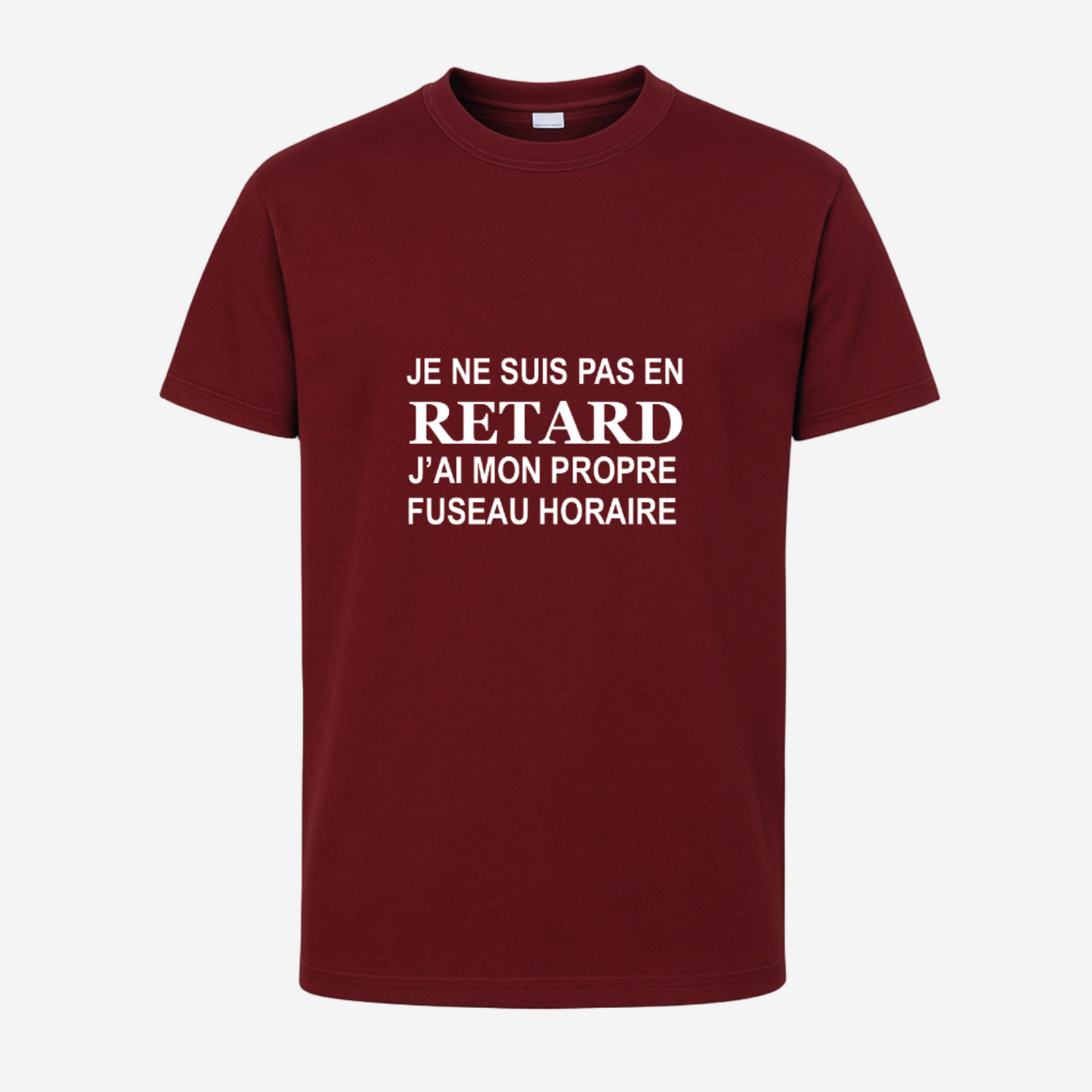 "Je ne suis pas en retard, j'ai mon propre fuseau horaire"