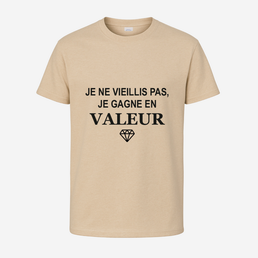 "Je ne vieillis pas, je gagne en valeur"