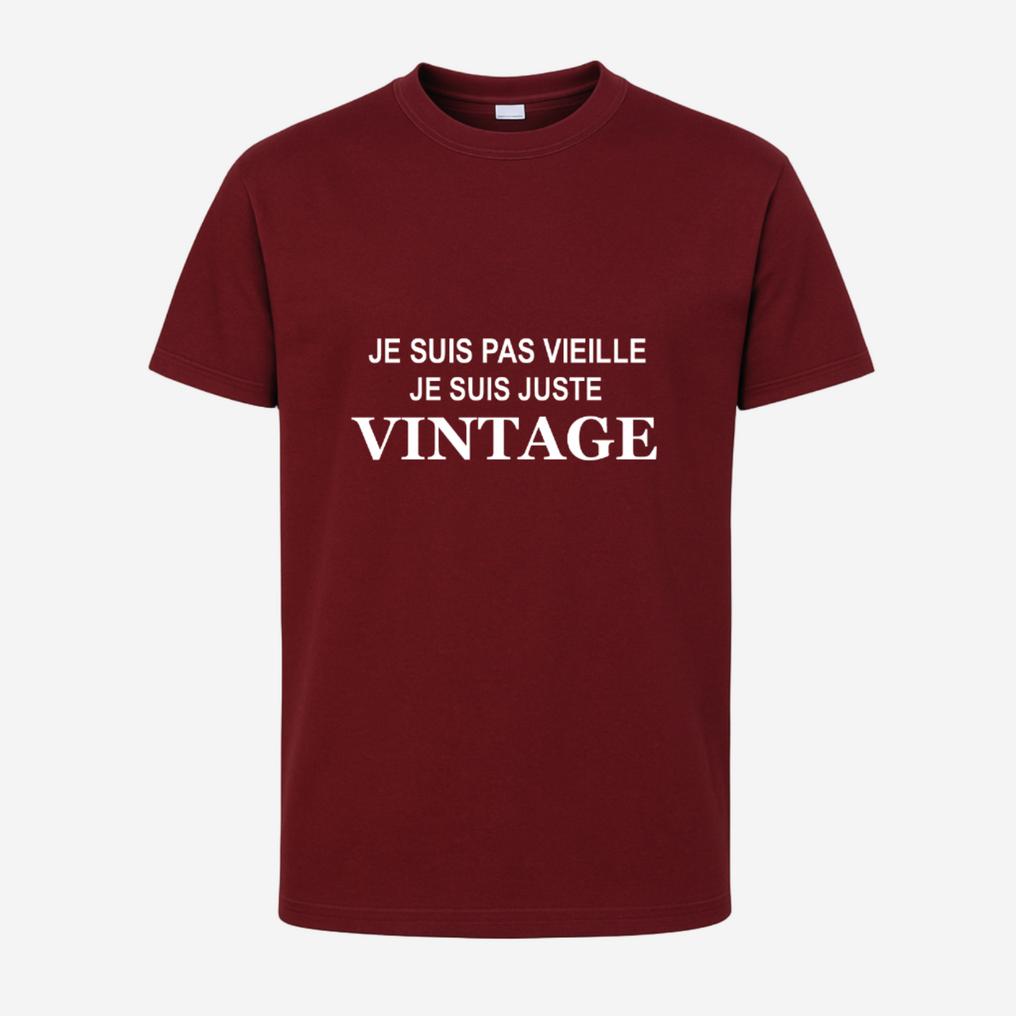 "Je ne suis pas vieux/vieille, je suis vintage"