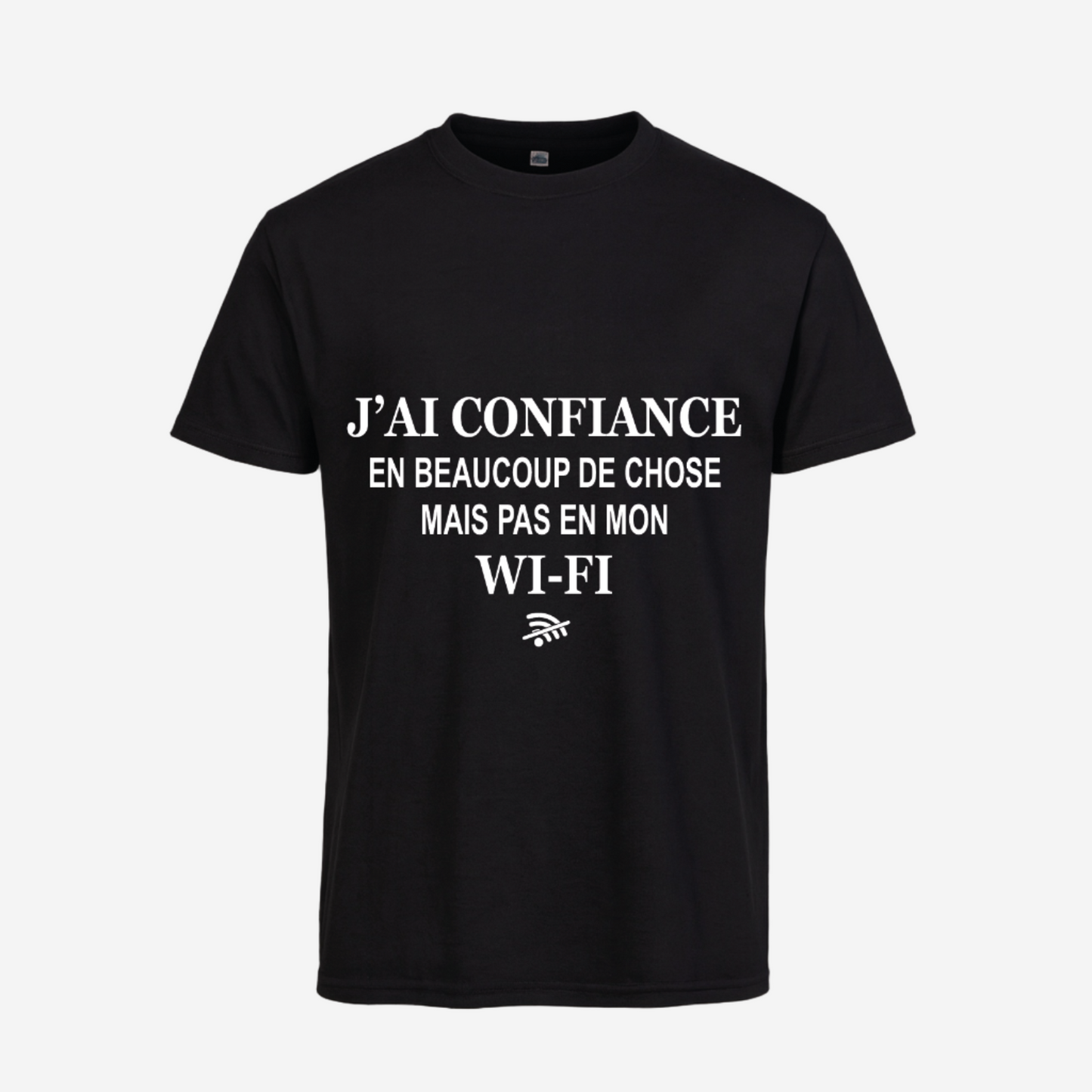 "J'ai confiance en beaucoup de chose mais pas en ma Wi-Fi"