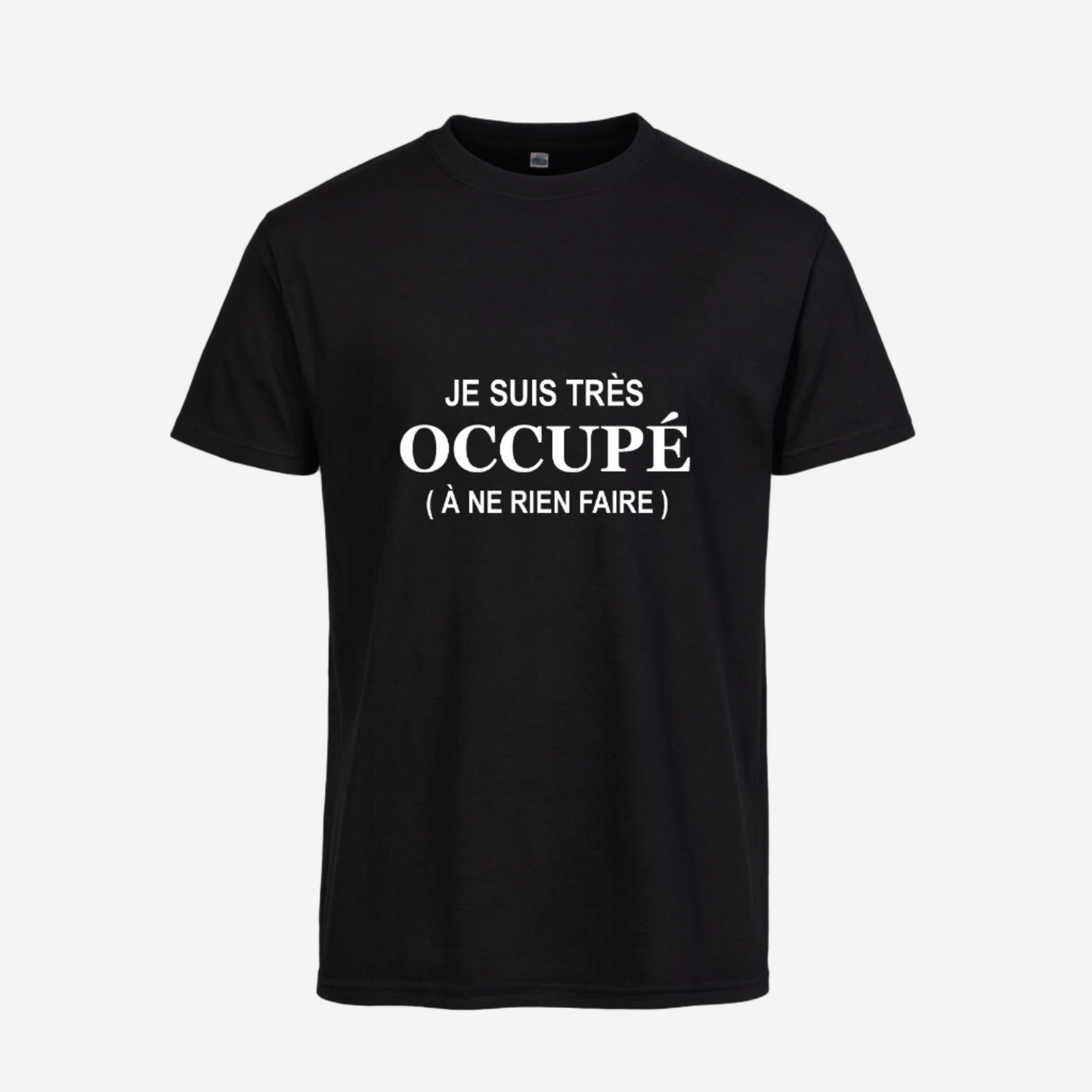 "Je suis très occupé, à ne rien faire"