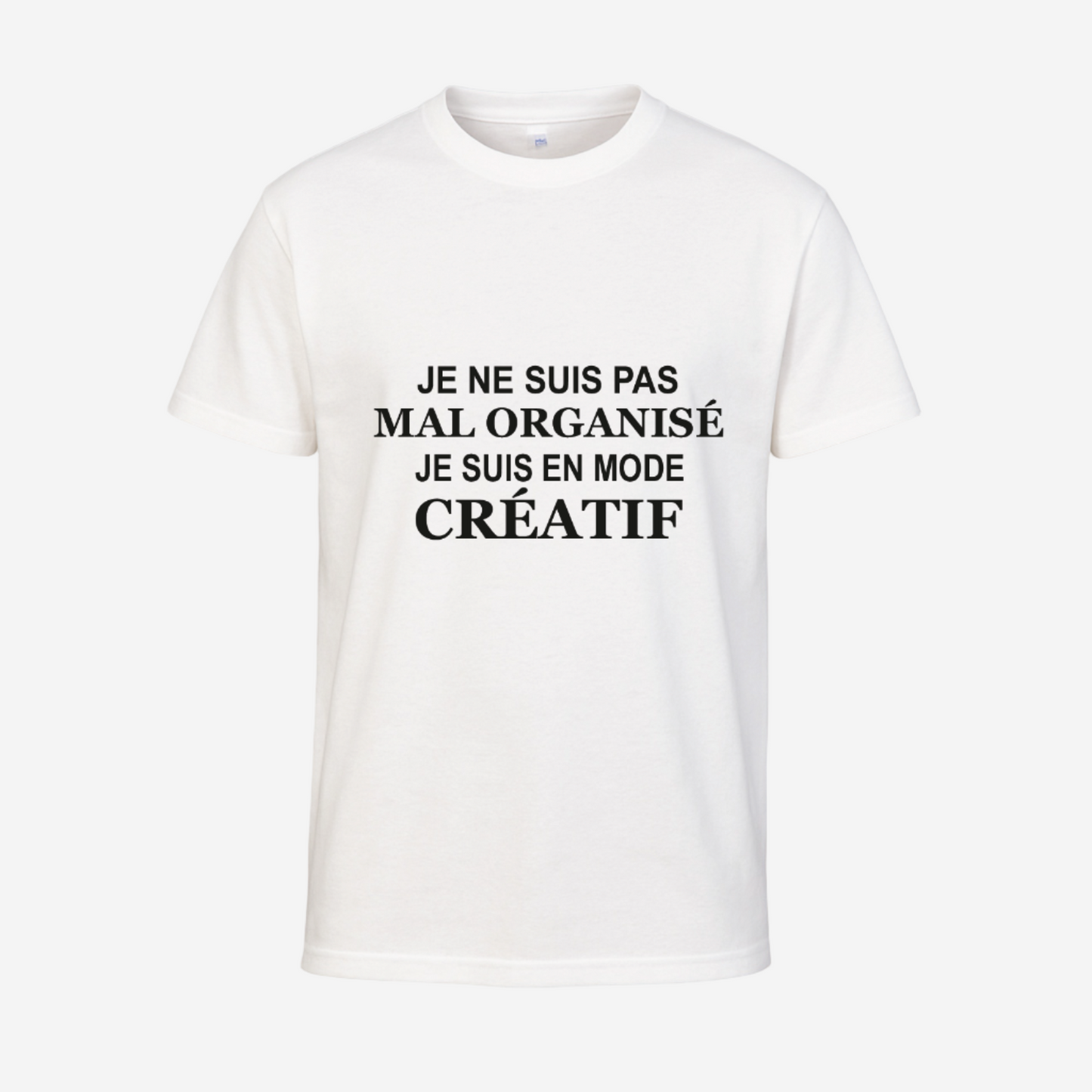 "Je ne suis pas mal organisé, je suis en mode créatif"