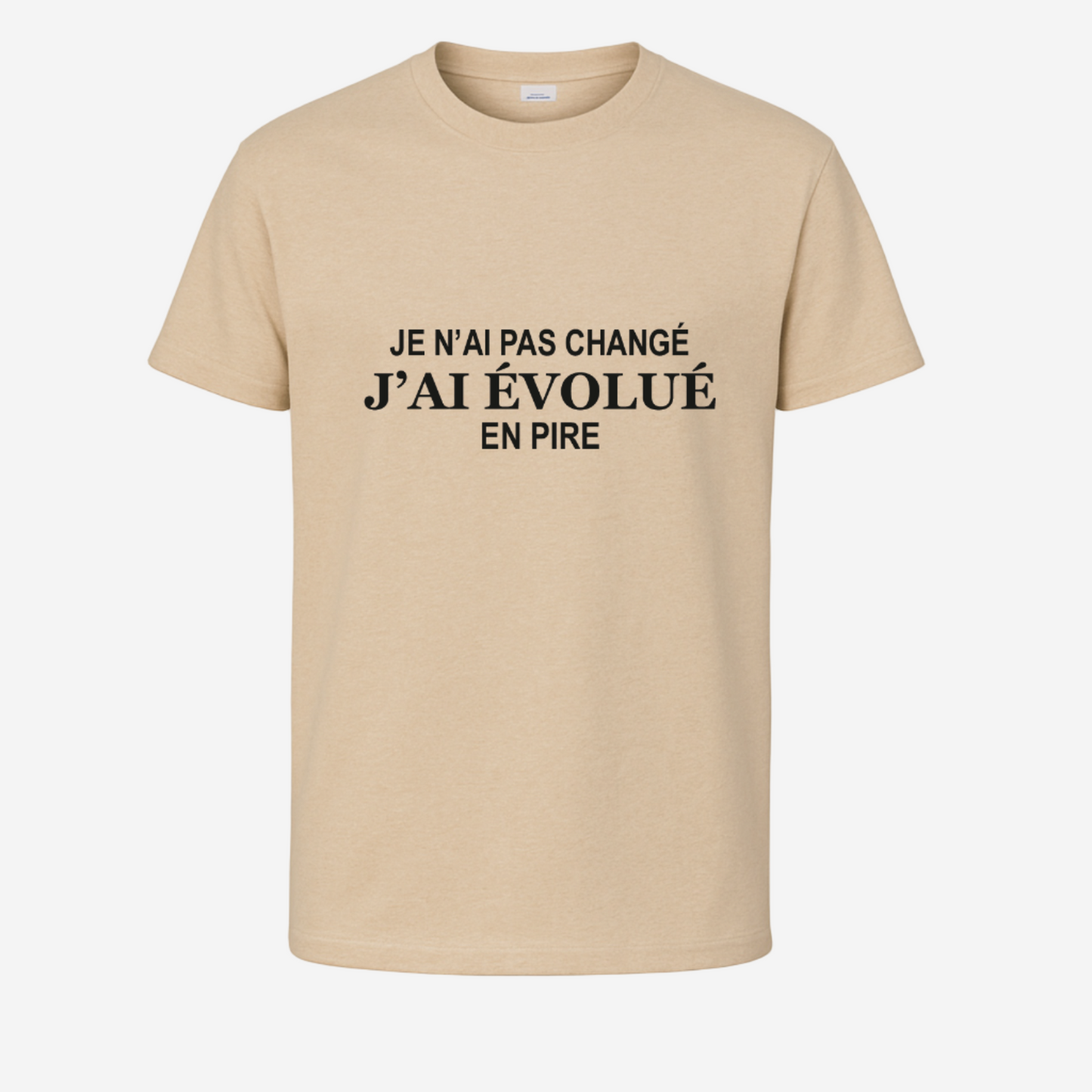 "Je n'ai pas changé, j'ai évolué en pire"