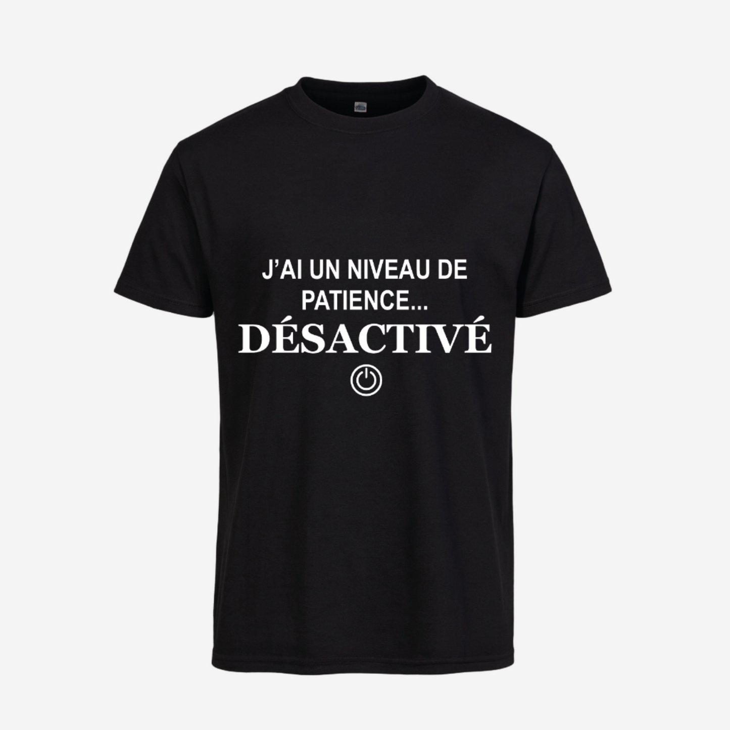 "J'ai un niveau de patience... désactivé"