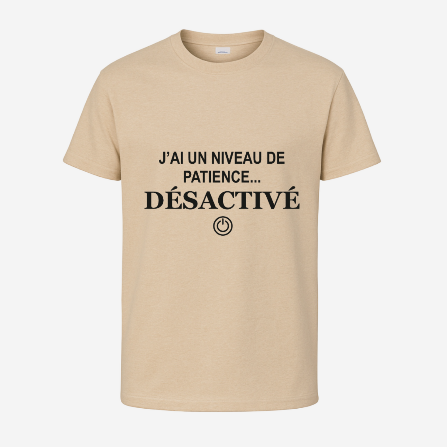 "J'ai un niveau de patience... désactivé"