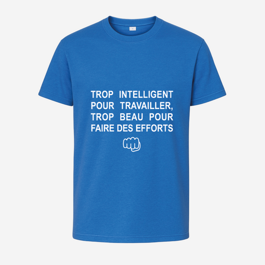 "Trop intelligent pour travailler, trop beau pour faire des efforts"