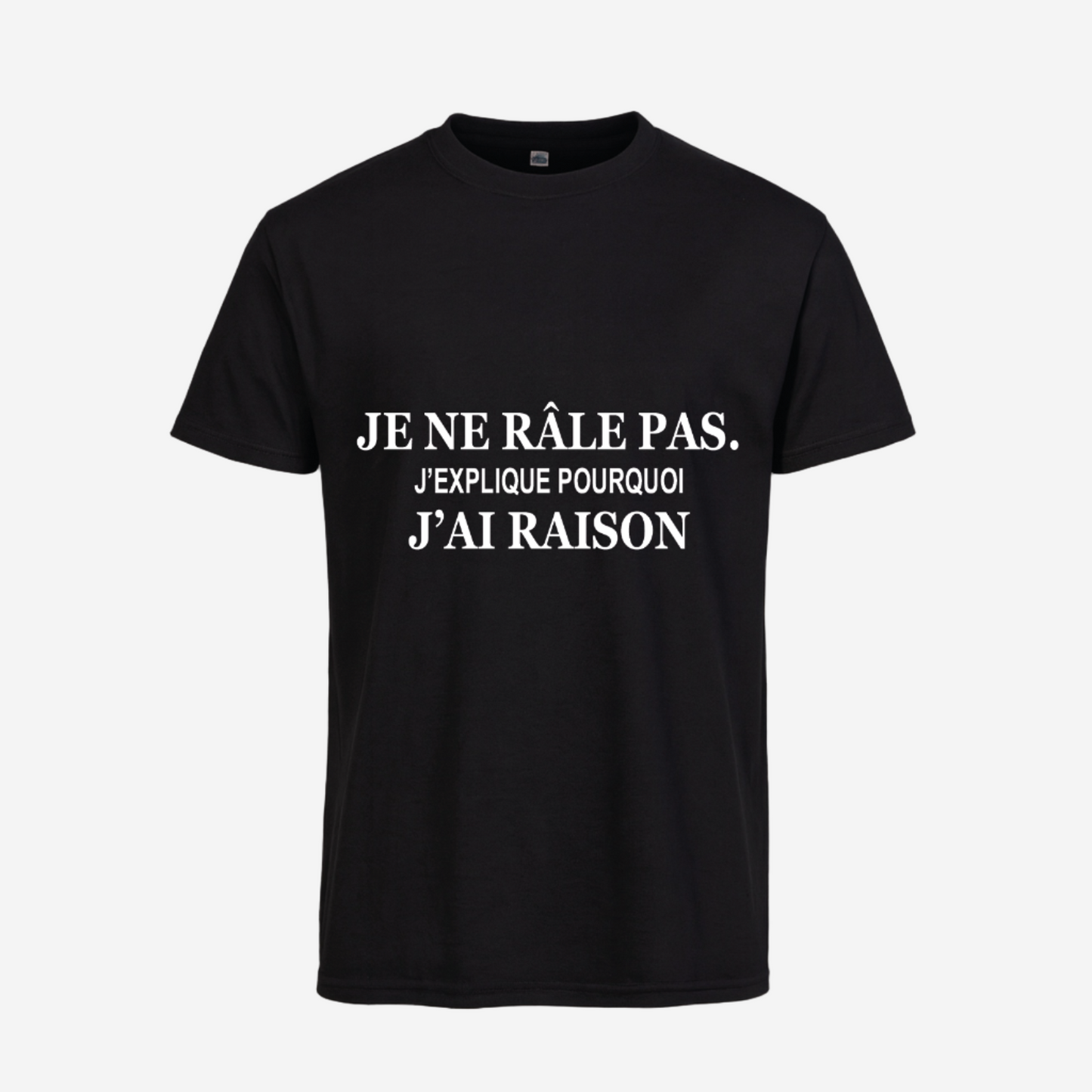 "Je ne râle pas. J'explique pourquoi j'ai raison"