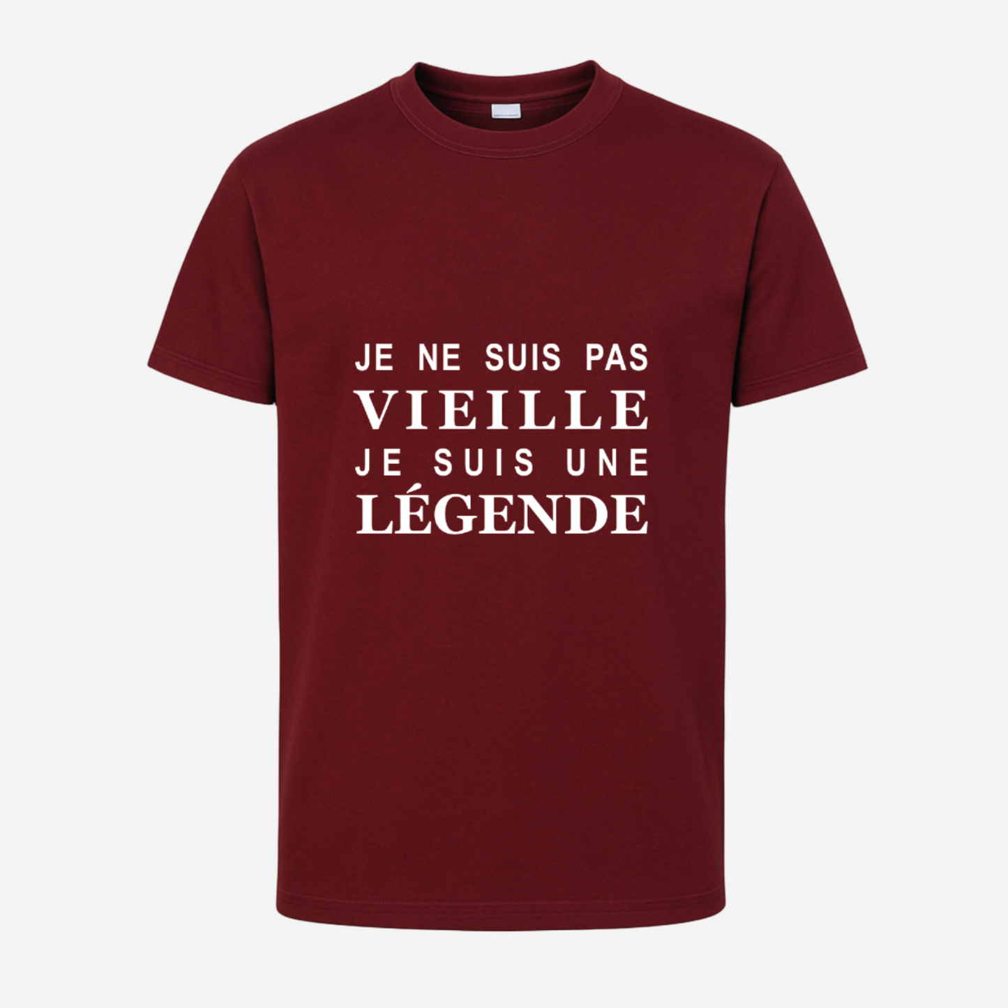 "Je ne suis pas vieux/vieille, je suis une légende"