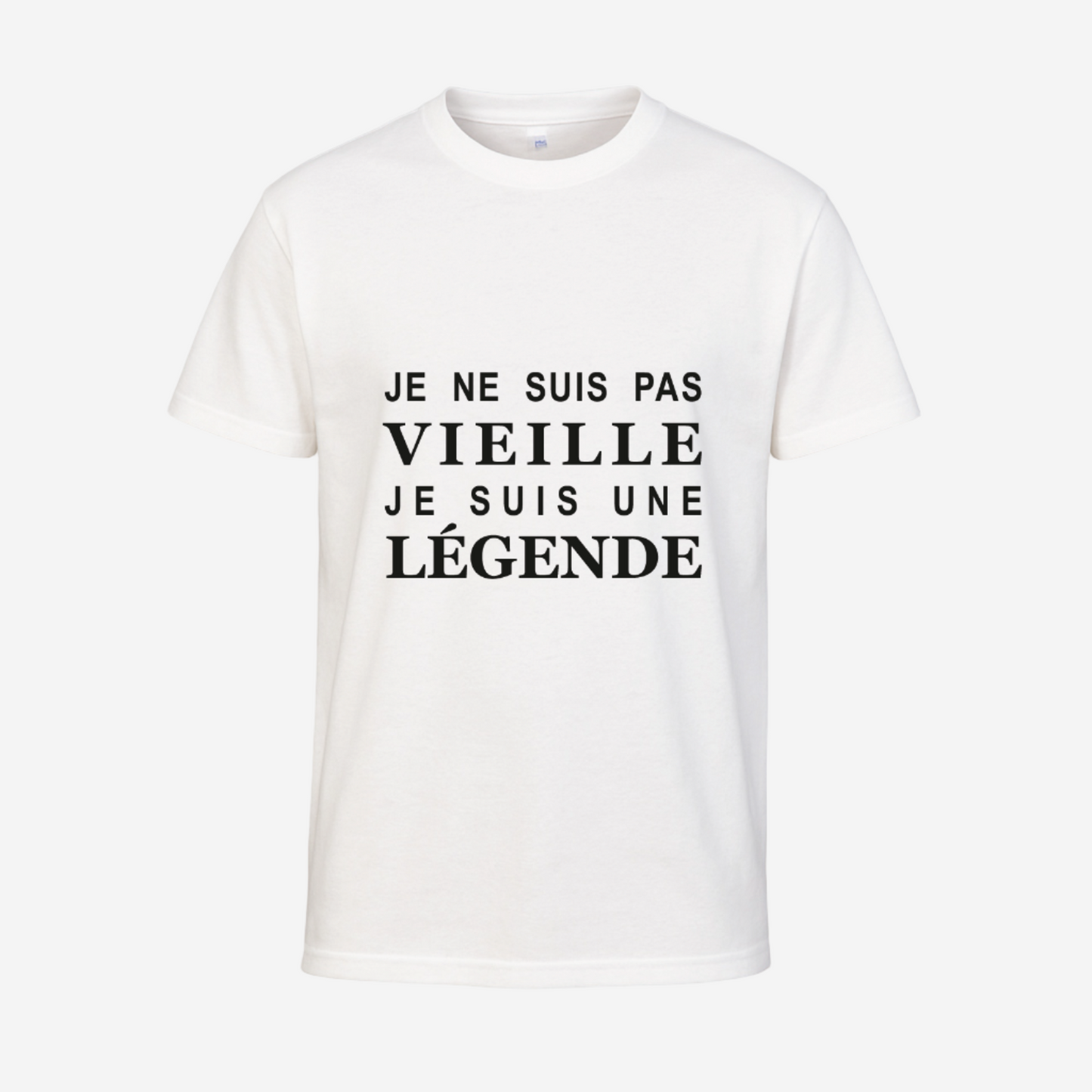 "Je ne suis pas vieux/vieille, je suis une légende"