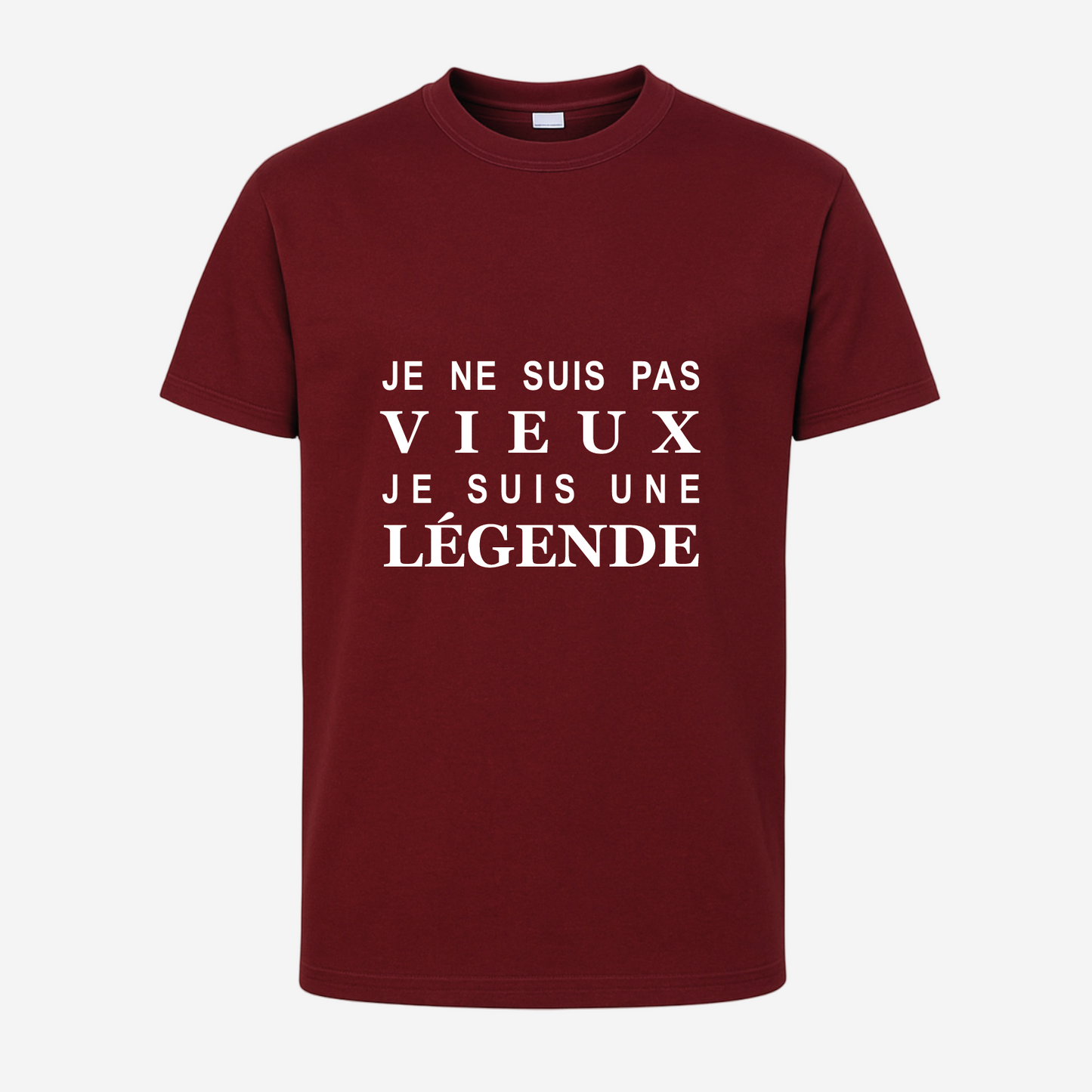 "Je ne suis pas vieux/vieille, je suis une légende"