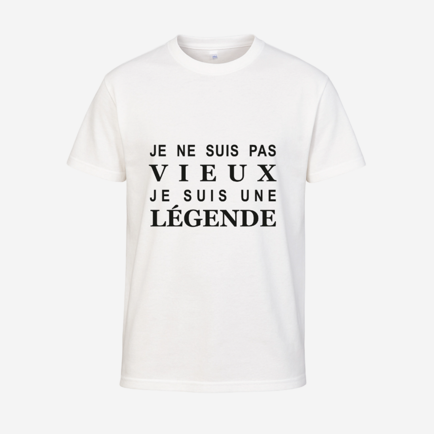 "Je ne suis pas vieux/vieille, je suis une légende"