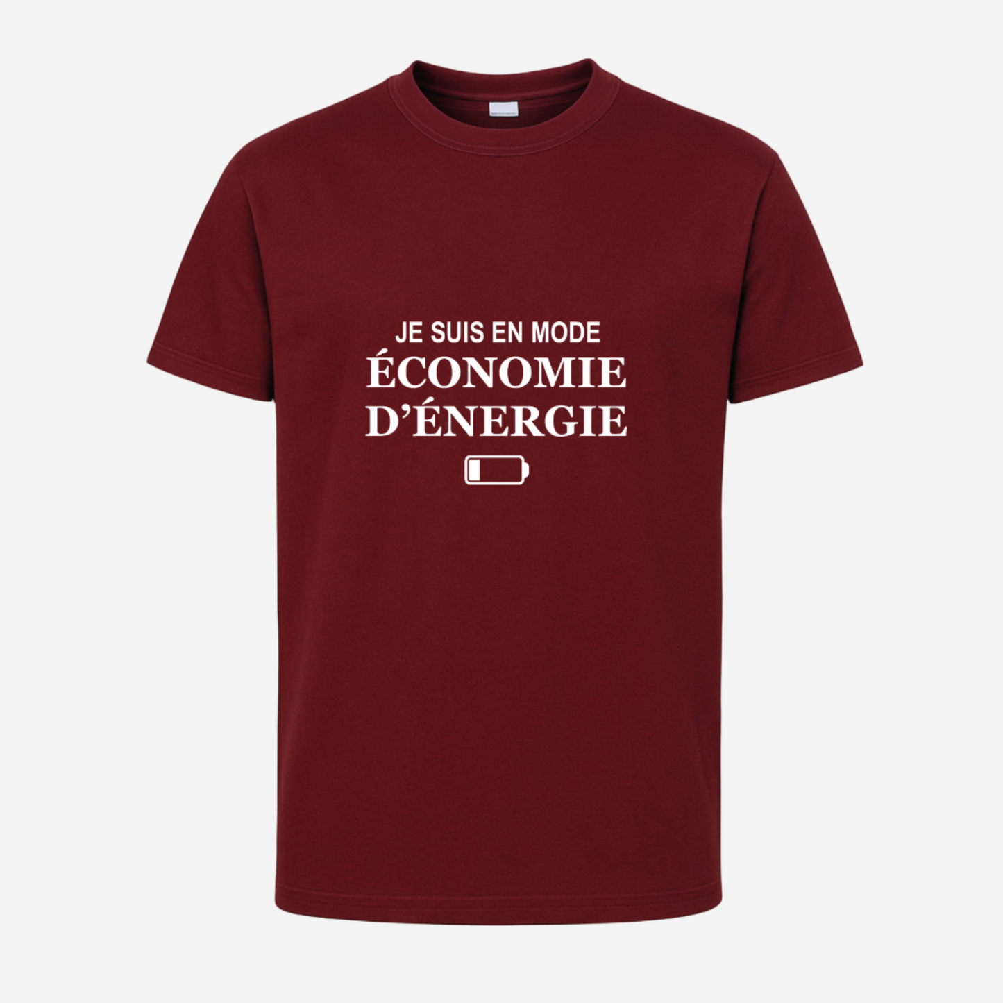 "Je suis en mode économie d'énergie"